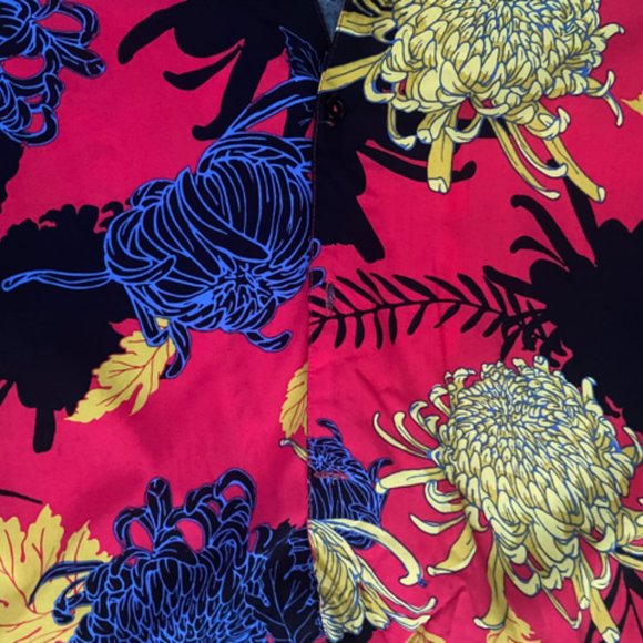 Print Button Down Shirt - Picture 3 of 4